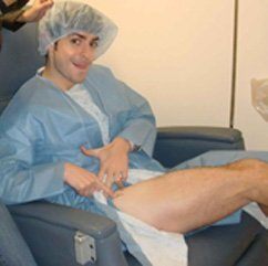 Danny Erker before Surgery